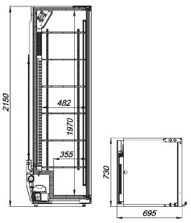 Шкаф холодильный Аркто Flex 654-Eco-U