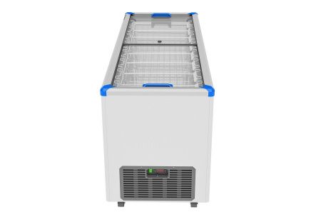 Ларь морозильный Gellar FG 700 C (FG700C) синий с прямым стеклом