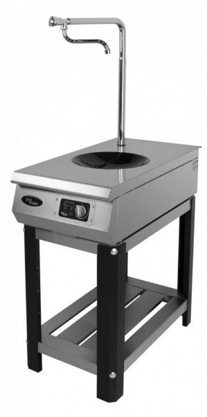 Плита индукционная Grill Master Ф1ИП/800 одноконфорочная ВОК на подставке с краном 60006