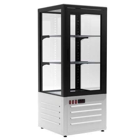 Кондитерский шкаф D4 VM 120-1 (R120C коричнево-золотой, 1/2, INOX)
