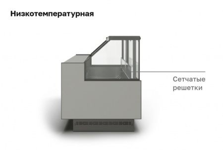 Холодильная витрина GC110 SL 2,0-1 (версия 2.0)  (без боковин)