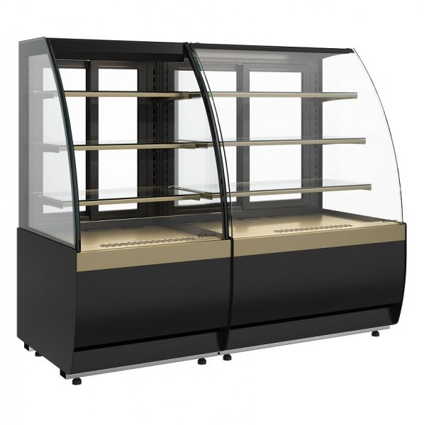 Витрина холодильная кондитерская K70 VM 1,3-2 STANDARD открытая (версия 2.0) (9005-0109)