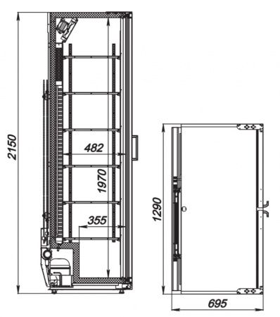 Шкаф холодильный Аркто Flex 1217-Eco