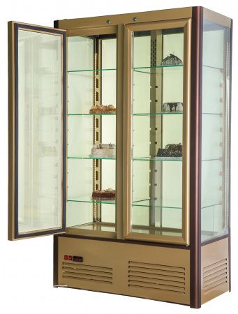 Кондитерский шкаф D4 VM 120-1 (R120C бежево-коричневый, стандартные цвета)