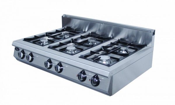 Плита газовая Grill Master Ф6ПГ/800 настольная шестигорелочная (50006)