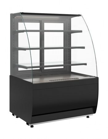 Витрина нейтральная Carboma K70 N 1,3-1 LIGHT (версия 2.0) (9005-0109)