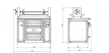 Мангал Grill Master PALERMO GRILL GM BASE многофункциональный угольный гриль 11320