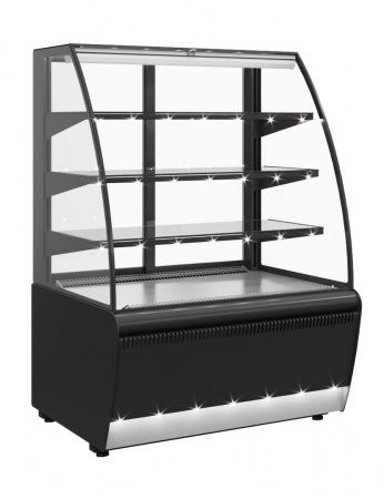 Витрина холодильная кондитерская Carboma K70 VM 0,6-2 (открытая) STANDARD