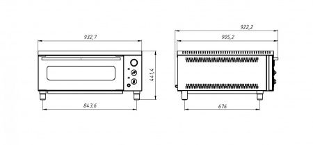 Печь электрическая для пиццы Grill Master ППЭ/1 (22127)
