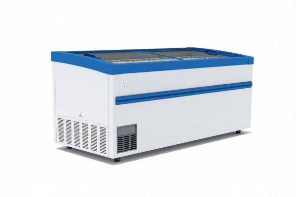 Бонета морозильная Frostor F 2100 BE (F2100BE) синяя с гнутым стеклом