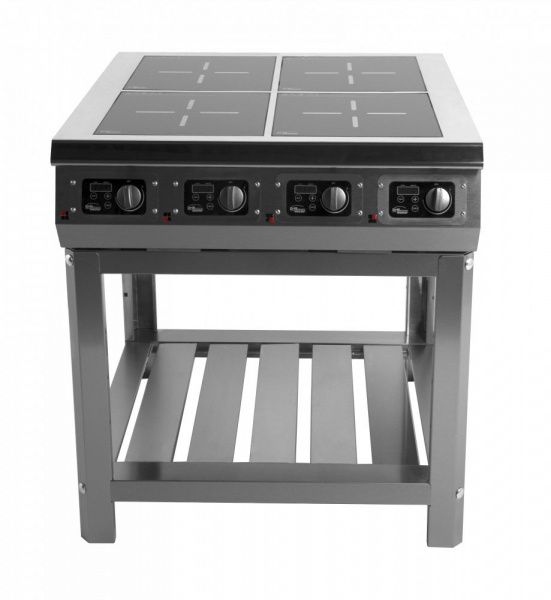Плита индукционная Grill Master Ф4ИП/800 ПНС на нерж. подставке четырёхконфорочная 60002