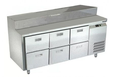 Стол холодильный Техно-ТТ СПБ/П-126/06-1807 для пиццы (бок.агрегат)