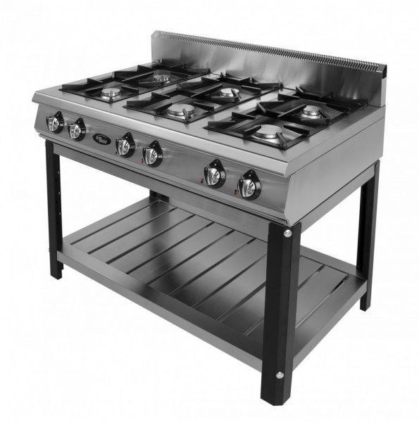 Плита газовая Grill Master Ф6ПГ/800 на подставке шестигорелочная