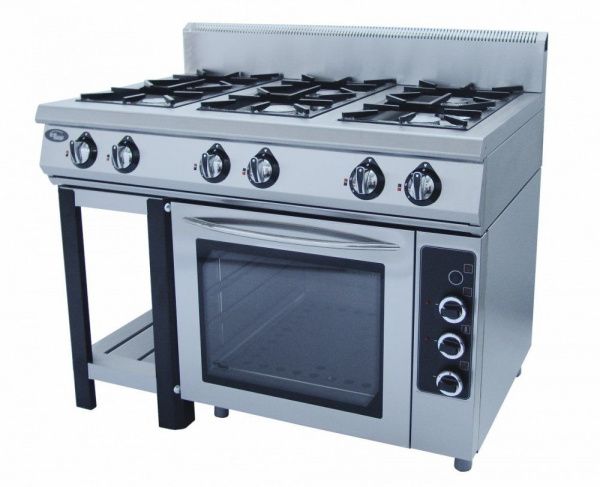 Плита газовая Grill Master Ф6ПДГ/800 с эл. духовкой четырёхгорелочная (50004э)