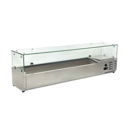 Витрина холодильная Hurakan HKN-VRX1500/330 настольная со стеклом