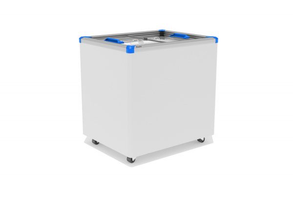 Ларь морозильный Gellar FG 250 C (FG250C) синий с прямым стеклом