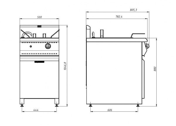 Макароноварка Grill Master Ф1МВГ/800 газовая 13066