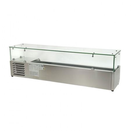 Витрина холодильная Hurakan HKN-VRX1500/330 настольная со стеклом