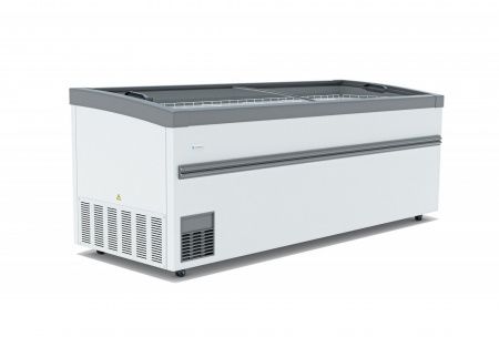 Бонета морозильная Frostor F 2500 BE (F2500BE) серая с гнутым стеклом
