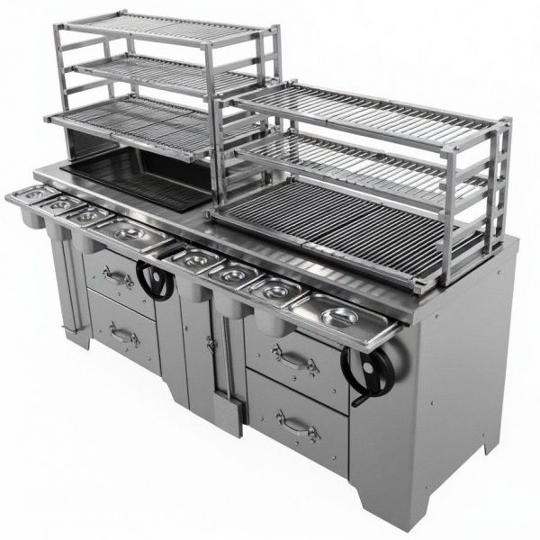 Мангал Grill Master УММ/2 ROBATA L2000 многофункциональный угольный гриль 11310