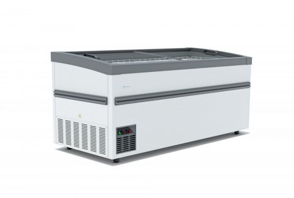 Бонета морозильная универсальная Frostor UF 2100 BE (UF2100BE) серая с гнутым стеклом