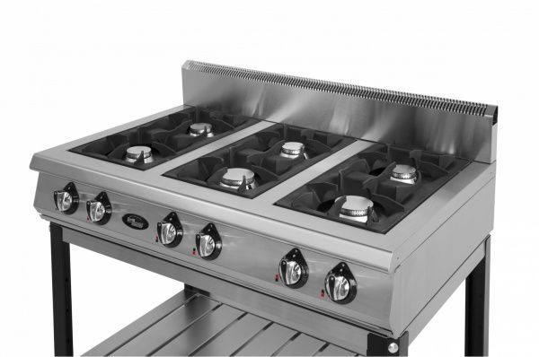 Плита газовая Grill Master Ф6ПГ/800 на подставке шестигорелочная
