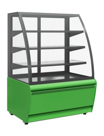 Витрина холодильная кондитерская K70 VV 1,3-1 STANDARD (ВХСв - 1,3д Carboma Люкс)