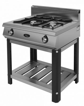 Плита газовая Grill Master Ф2ПГ/600 (открытый стенд) двухгорелочная