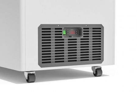 Ларь морозильный Gellar FG 400 E (FG400E) синий с изогнутым стеклом