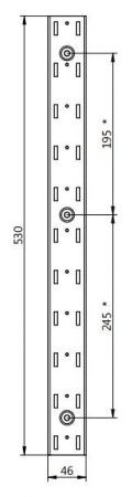 Кронштейн настенный Abat КН-2
