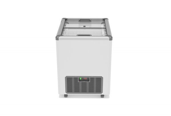 Ларь морозильный Gellar FG 250 C (FG250C) серый с прямым стеклом