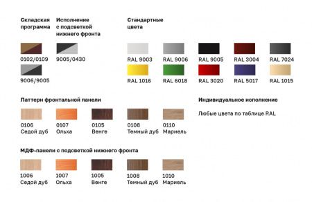Витрина холодильная кондитерская K70 VV 1,3-1 STANDARD (ВХСв - 1,3д Carboma Люкс)