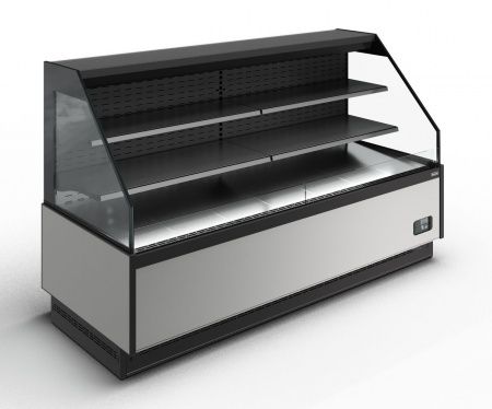 Холодильная витрина Carboma GC110 VM 2,0-2 (ГОРКА) (версия 2.0) (без боковин)