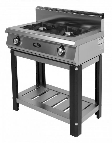 Плита газовая Grill Master Ф2ЖТЛПГ на подставке двухгорелочная