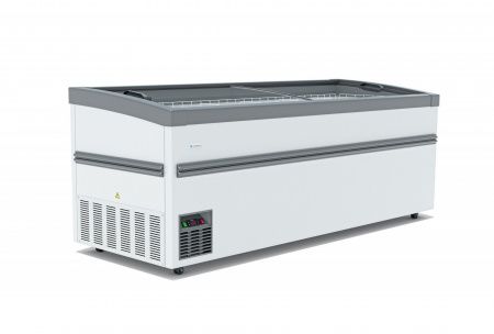 Бонета морозильная универсальная Frostor UF 2500 BE (UF2500BE) серая с гнутым стеклом