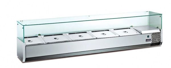 Витрина холодильная Hurakan HKN-VRX1200/330 настольная со стеклом