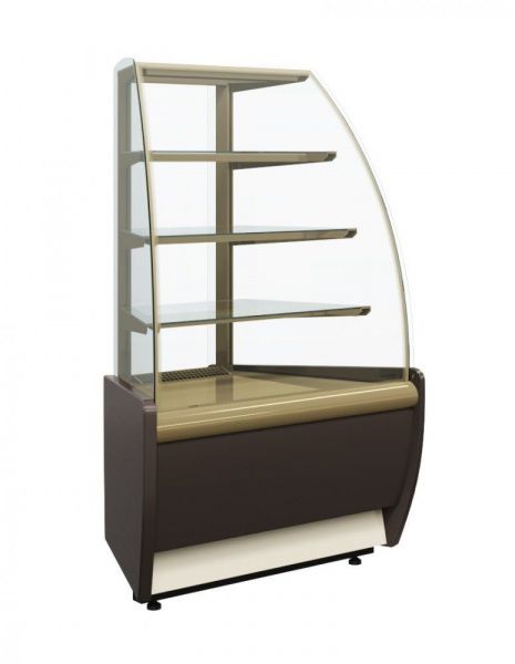 Витрина Carboma K70 N-3 LIGHT (Нейтральная угловая)