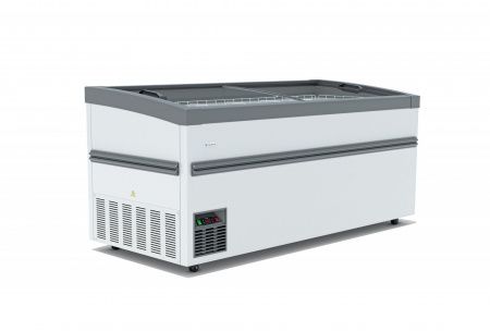 Бонета морозильная универсальная Frostor UF 2100 BE (UF2100BE) серая с гнутым стеклом