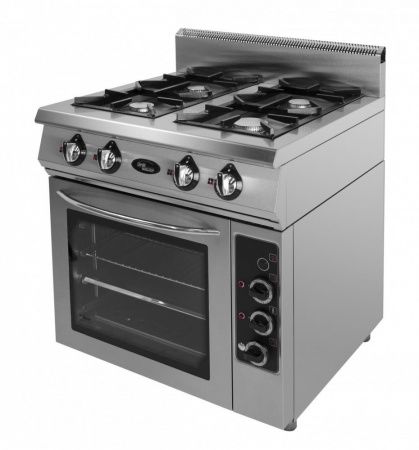 Плита газовая Grill Master Ф4ПДГ/800 с эл. духовкой четырёхгорелочная