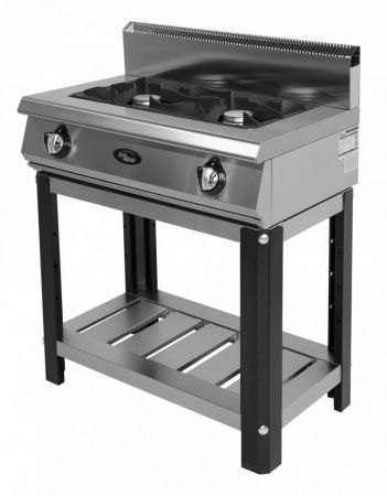 Плита газовая Grill Master Ф2ЖТЛПГ на подставке двухгорелочная
