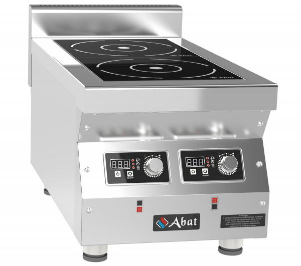 Плита индукционная Abat КИП-25Н-5,0 двухконфорочная