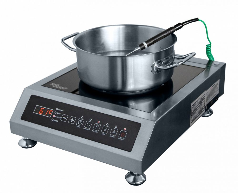 Плита индукционная Grill Master Ф1ВИП одноконфорочная с термощупом настольная 60018