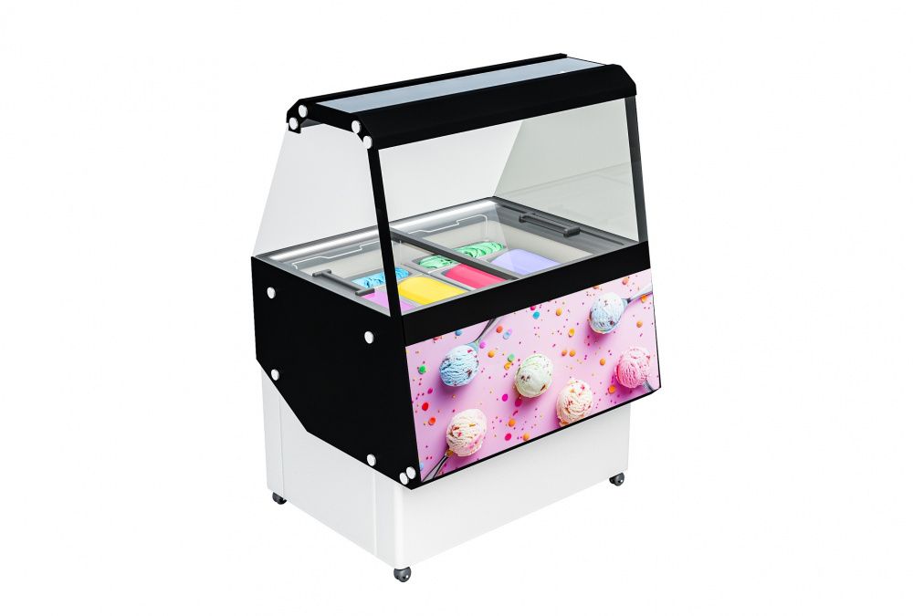 Витрина для мягкого мороженого Frismo Scooping 6