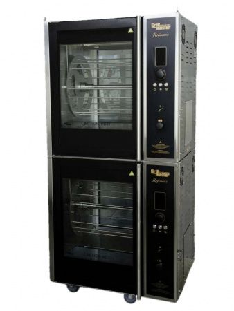 Колонна из грилей для кур Grill Master Ф3КЭЛ/2 конвекционных с джойстиком управления на 24 тушки (24+24 тушки) 22142