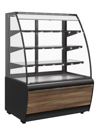 Витрина холодильная кондитерская Carboma K70 VM 0,6-2 (открытая) STANDARD