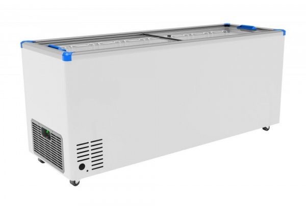 Ларь морозильный Gellar FG 700 C (FG700C) синий с прямым стеклом
