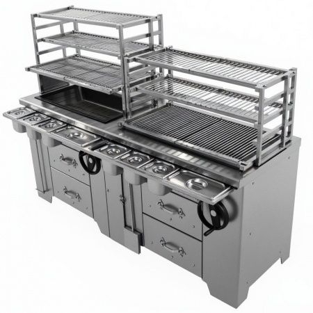Мангал Grill Master УММ/2 ROBATA L2000 многофункциональный угольный гриль 11310