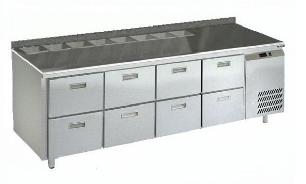 Стол холодильный Техно-ТТ СПБ/С-225/08-2206 для салатов (бок.агрегат)
